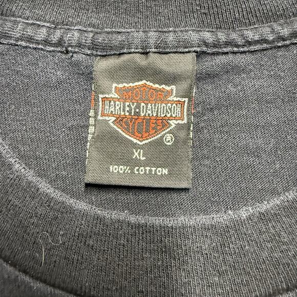 Harley Davidson World Class Motorcycle T Shirt Mens XL Black 90s VTG Florida - Picture 5 of 11